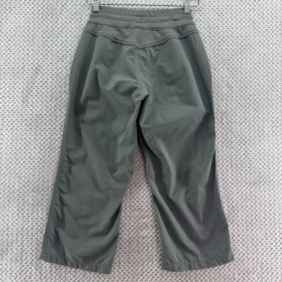 The North Face Pants Women XS Gray Pullon Mid Rise Straight Leg Capri Pockets - Picture 5 of 14